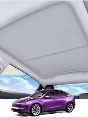 For Tesla Model Y Juniper 2025 2026 Sunshade Roof, Nano Ice-Crystal, Never Sag